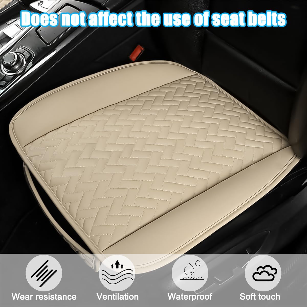Minimalist Car Seat Protector — Stylish, Durable & Full Protection