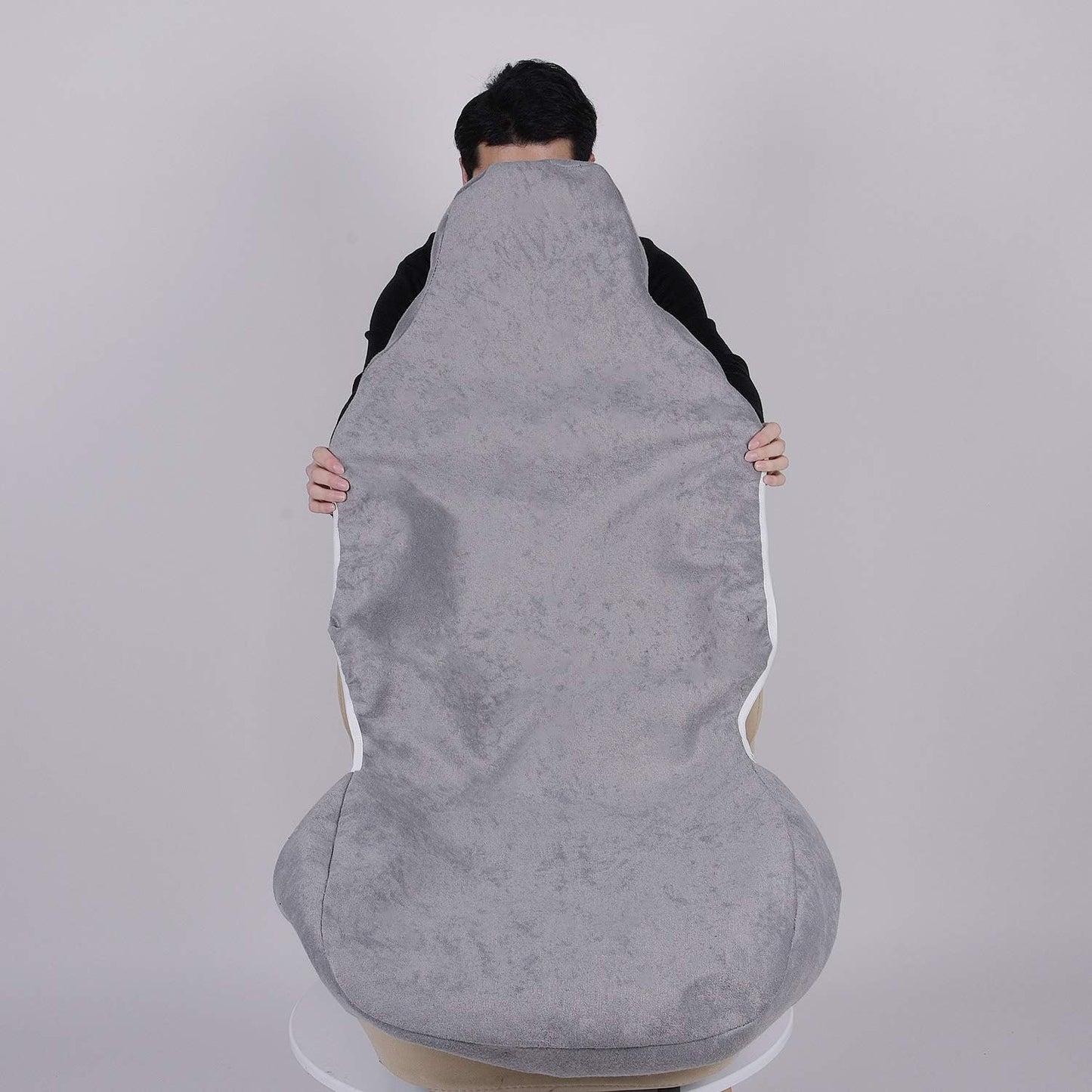 Gray Velvet Car Seat Cover — Comfortable, Breathable, and Stylish Protection for Your Seats