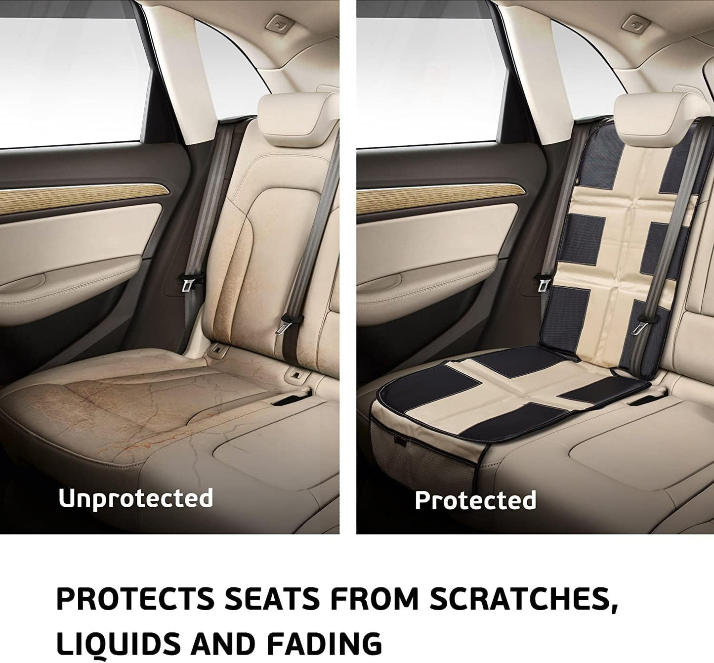 Premium Full-Cover Car Seat Protector — Complete Protection & Comfort