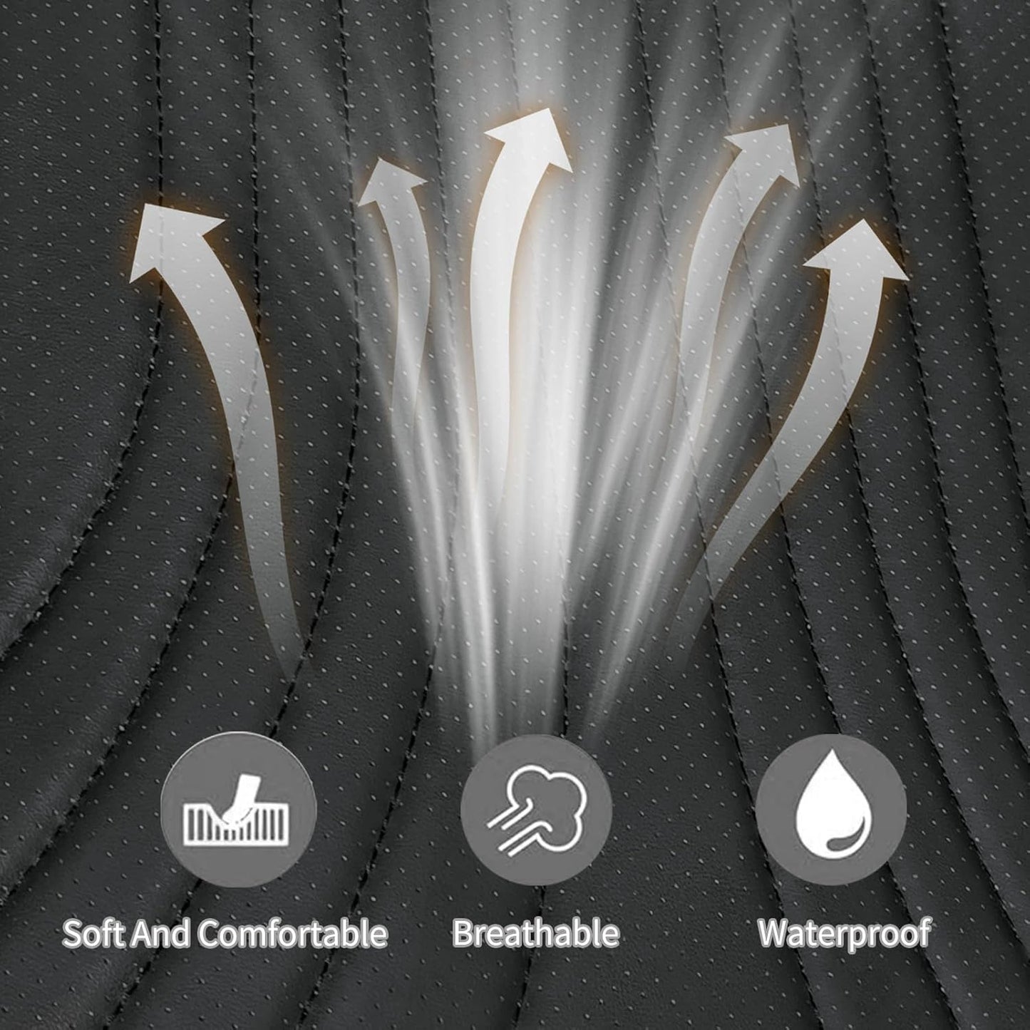 Premium Breathable Car Seat Cushion — Comfort, Elegance & Protection