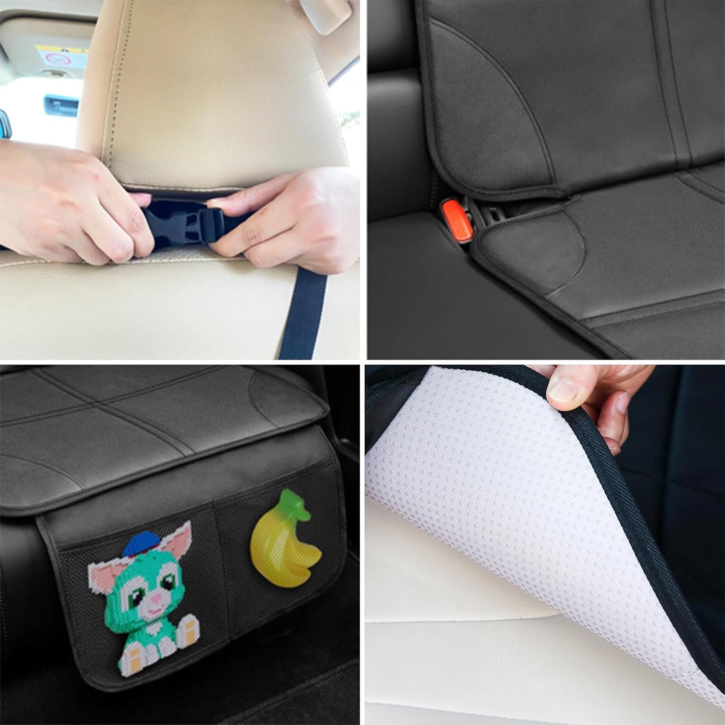 Large Coverage Car Seat Protector — Full Protection & Comfort Upgrade