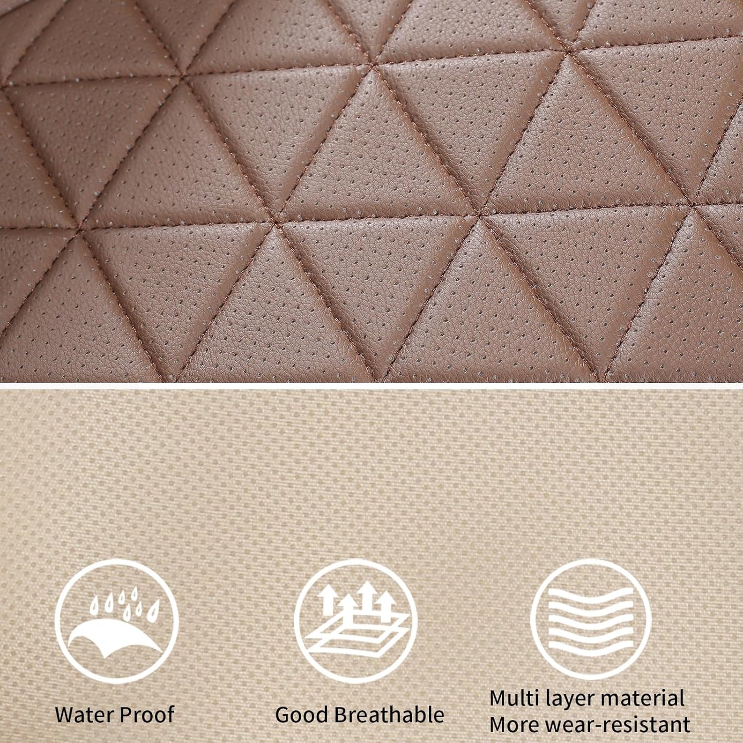 Premium Embroidered Car Seat Cover — Elegant Design, Secure Fit, Full Protection